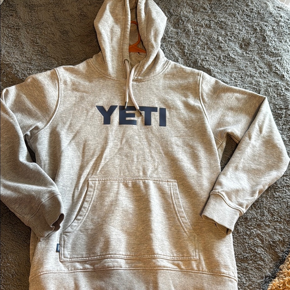 YETI Gray Hoodie for Men